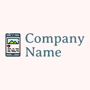 Instagram logo on a Snow background - Abstrato