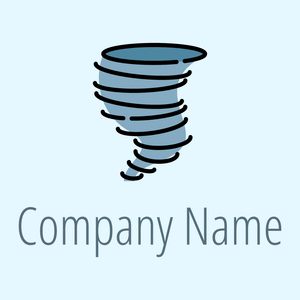 Tornado logo on a Alice Blue background - Paysager