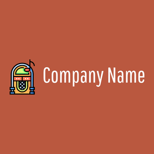 Jukebox logo on a Flame Pea background - Arte & Entretenimiento