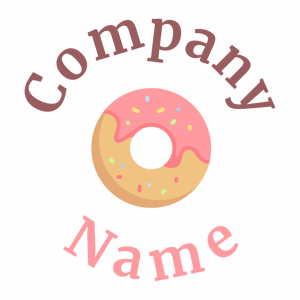 Marzipan Donut on a White background - Alimentos & Bebidas
