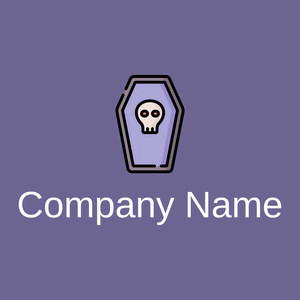 Coffin logo on a Kimberly background - Abstracto