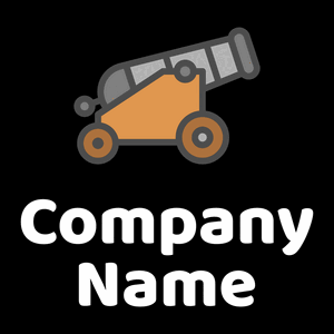 Cannon logo on a Black background - Abstracto