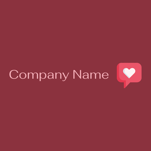 Love logo on a Old Brick background - Comunicaciones