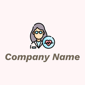 Cardiologist logo on a pale background - Medical & Farmacia