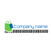 Saco de logotipo de preço com código de barras - Vendas