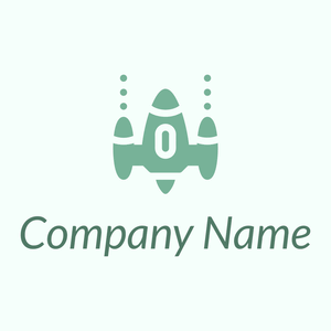 Space invaders logo on a Mint Cream background - Kinder & Kinderbetreuung