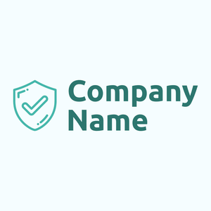 Secure shield logo on a Azure background - Negócios & Consultoria
