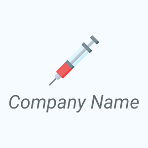 Vaccine logo on a Alice Blue background - Hospital & Farmácia