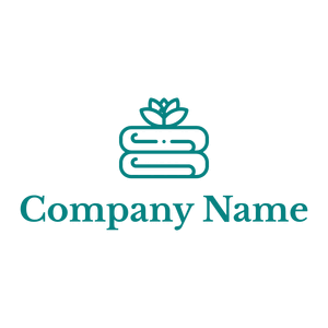 Bath towel logo on a White background - Spa & Estética