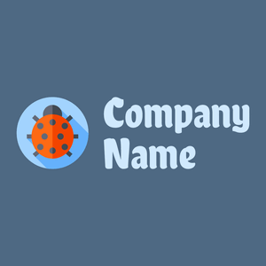 Ladybug logo on a Wedgewood background - Animales & Animales de compañía