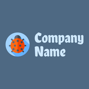 Ladybug logo on a Wedgewood background - Animali & Cuccioli
