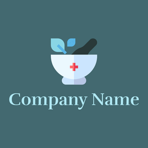 Mortar on a Bismark background - Médicale & Pharmaceutique