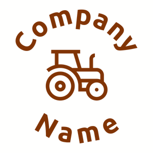 Tractor on a White background - Agricoltura