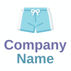Cornflower Shorts on a White background - Moda & Belleza