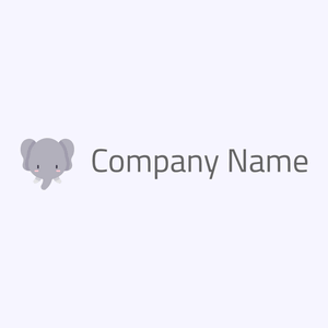 Elephant on a Ghost White background - Animales & Animales de compañía