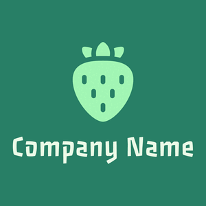 Strawberry logo on a Elm background - Milieu & Ecologie