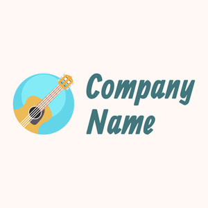 Guitar instrument on a Seashell background - Divertissement & Arts