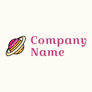Pink Planet on a Floral White background - Juegos & Entretenimiento