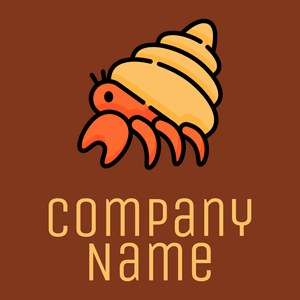 Hermit crab on a Russet background - Animales & Animales de compañía