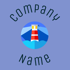 Lighthouse logo on a Portage background - Domaine de l'architechture