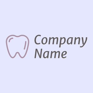 Tooth logo on a Ghost White background - Médicale & Pharmaceutique