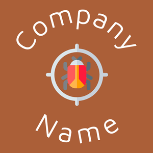 Antivirus logo on a Orange background - Computadora