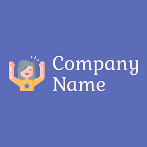 Spirit logo on a Chetwode Blue background - Abstrait