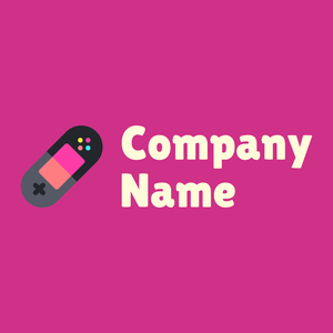 Console logo on a Medium Red Violet background - Abstrait