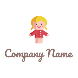 Doll on a White background - Niños & Guardería