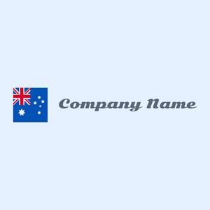 Australia on a Alice Blue background - Abstrait