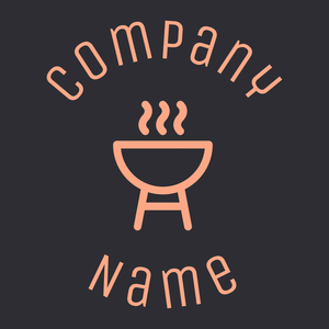 Grill logo on a Bastille background - Alimentos & Bebidas