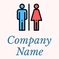 Toilets logo on a Snow background - Construcción & Herramientas