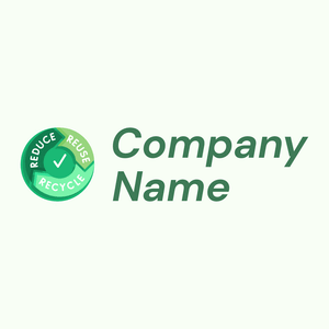 Reduce logo on a Honeydew background - Environmental & Green