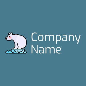 Ghost White Polar bear on a Jelly Bean background - Tiere & Haustiere