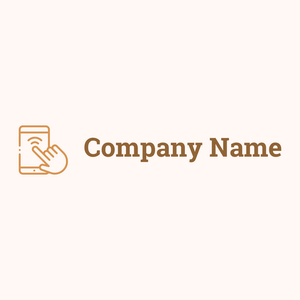 Smartphone logo on a Seashell background - Juegos & Entretenimiento