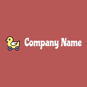 Duck logo on a Blush background - Niños & Guardería