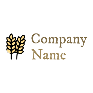 Wheat logo on a White background - Landwirtschaft