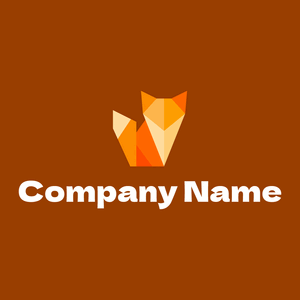 Fox logo on a Tenne (Tawny) background - Abstracto
