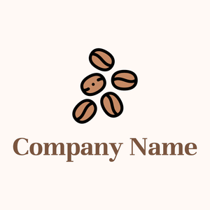 Coffee beans on a Seashell background - Essen & Trinken