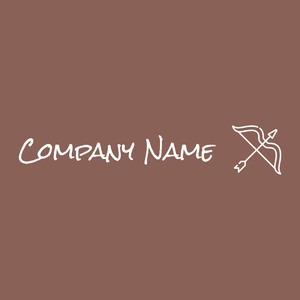 Bow and arrow on a Rose Taupe background - Jeux & Loisirs