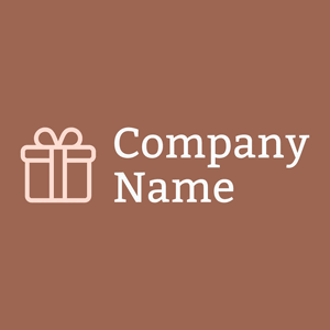 Gift on a Dark Tan background - Abstrakt