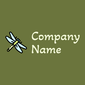 Dragonfly logo on a Dingley background - Tiere & Haustiere