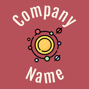 Galaxy logo on a Blush background - Abstrato