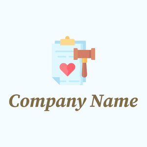 Divorce logo on a Alice Blue background - Computer