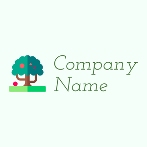 Apple tree on a Mint Cream background - Agricultura