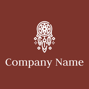 Dreamcatcher logo on a Lusty background - Abstrakt