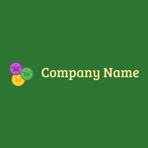 Doubloon logo on a Japanese Laurel background - Arte & Intrattenimento
