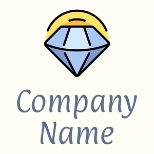 Diamond logo on a Floral White background - Unterhaltung & Kunst
