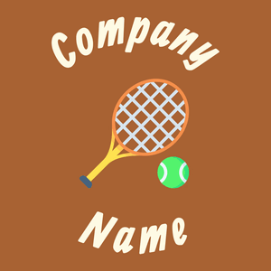 Tennis logo on a Mai Tai background - Juegos & Entretenimiento