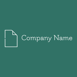 New document logo on a Genoa background - Abstracto